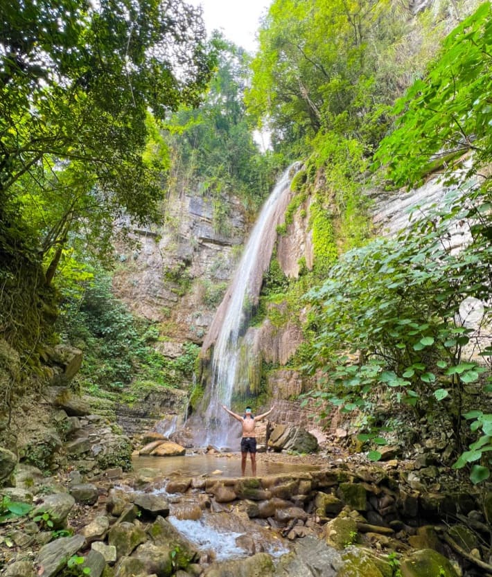 Los Comales Waterfall